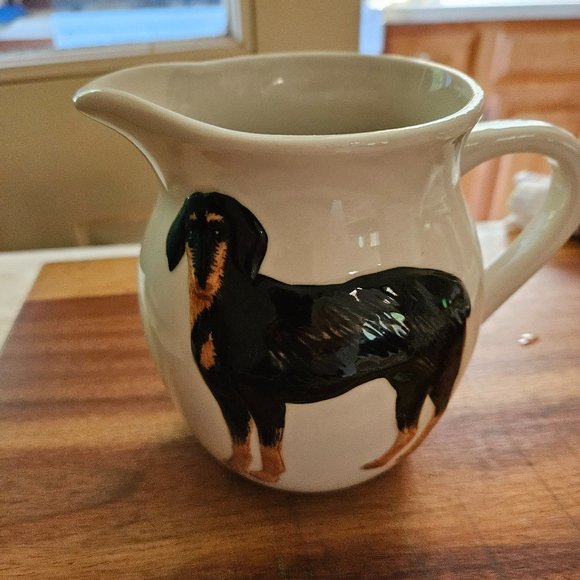 ermo zoo Hand painted pitcher 5inch. great condition - Picture 1 of 8